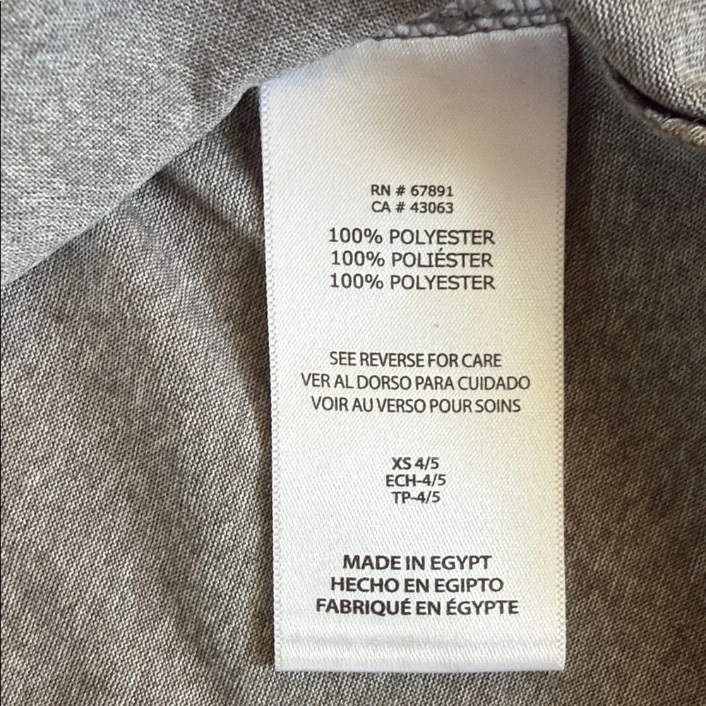 Oklahoma Sooners Kids Gray Short-Sleeve Tee with Red Logo - Picture 4 of 4